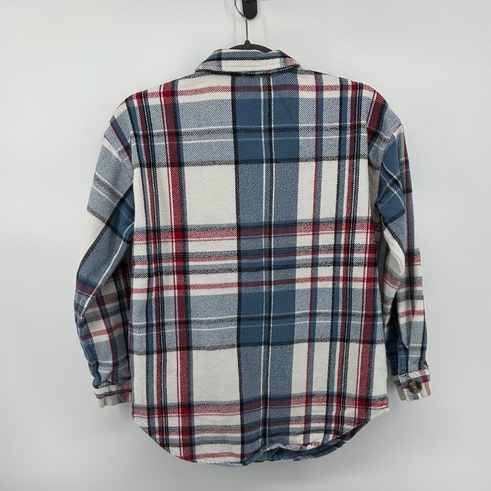 Maurices Red and Blue Plaid Shirt - Picture 7 of 14